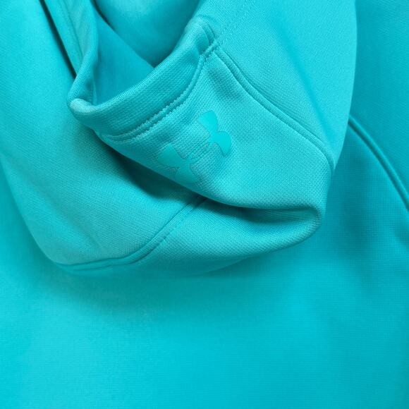 Under Armour Youth Girls Medium Hoodie Loose Fit Long Sleeve Pocket Fleece Lined - Picture 4 of 6